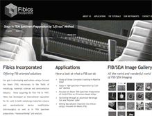 Tablet Screenshot of fibics.com